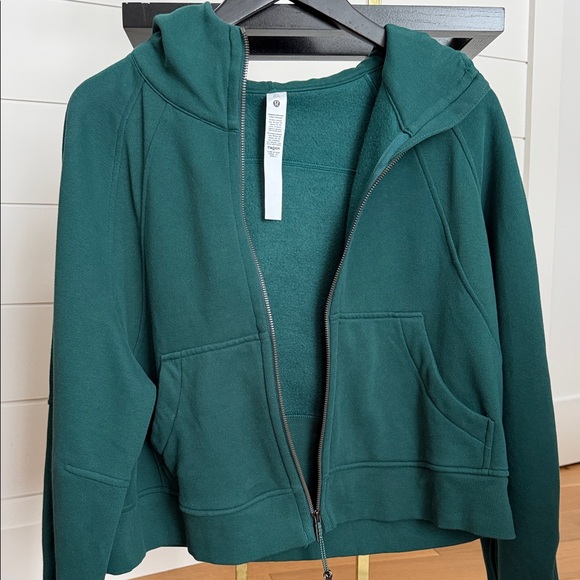 lululemon athletica Deep Teal Full‑Zip Hoodie Sweater - Picture 2 of 3